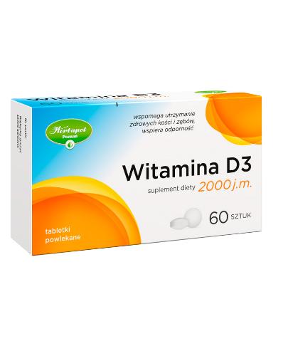HERBAPOL WITAMINA D3 2000 j.m. - 60 szt. - Apteka internetowa Melissa