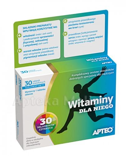 APTEO Witaminy dla Niego - 30 tabl. - Apteka internetowa Melissa