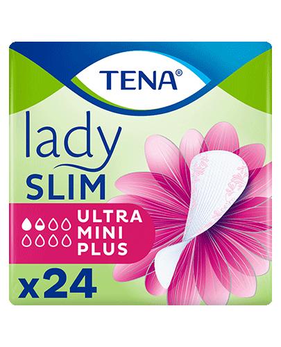  Wkładki anatomiczne Tena Lady Slim Ultra Mini Plus - 24 szt. Na nietrzymanie moczu - cena, opinie, właściwości  - Apteka internetowa Melissa  