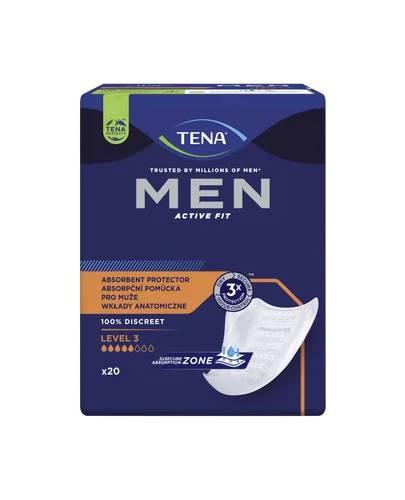 TENA MEN LEVEL 3 Wkłady anatomiczne - 20 szt. - Apteka internetowa Melissa