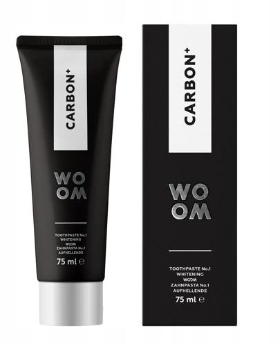 WOOM CARBON+ Pasta wybielająca - 75 ml - cena, działanie, opinie - Apteka internetowa Melissa