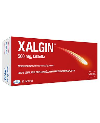  Xalgin 500 mg, 12 tabl. Na ból o dużym nasileniu, cena, opinie, właściwości - Apteka internetowa Melissa  