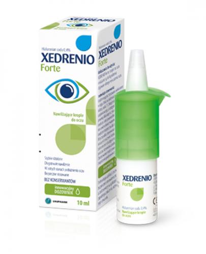  XEDRENIO FORTE Nawilżające krople do oczu 0,4% - 10 ml - Apteka internetowa Melissa  