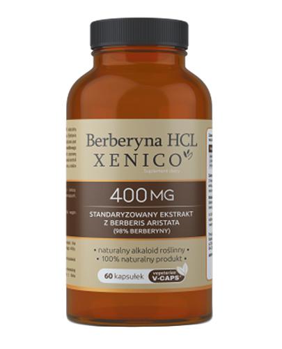  Xenico Berberyna HCl 400 mg - 60 kaps. - cena, opinie, składniki - Apteka internetowa Melissa  