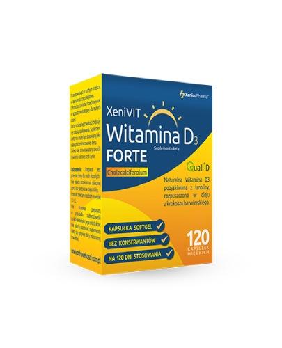 XENIVIT WITAMINA D 4000 j.m. - 120 kaps. - na zdrowe kości i zęby - cena, dawkowanie, opinie - Apteka internetowa Melissa
