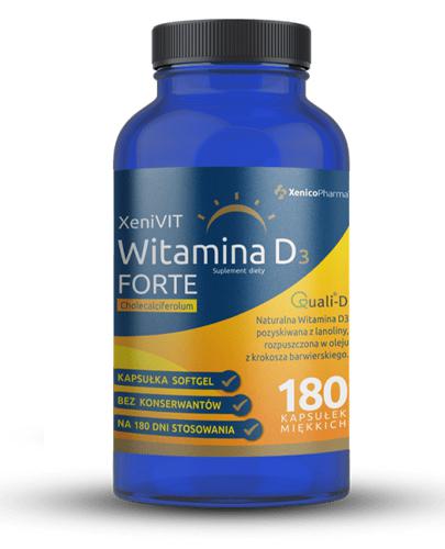 XeniVIT,  Witamina D forte, 180 kaps., cena, opinie, wskazania