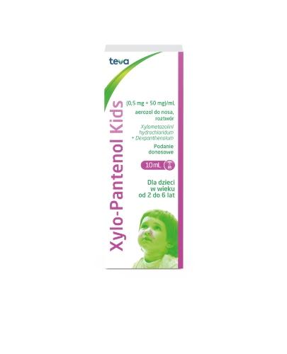  Xylo-Pantenol Kids 0,5 mg + 50 mg/ml aerozol do nosa, 10 ml - Apteka internetowa Melissa  