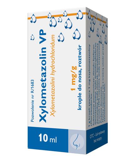 XYLOMETAZOLIN VP Krople do nosa 1mg/g - 10 ml
