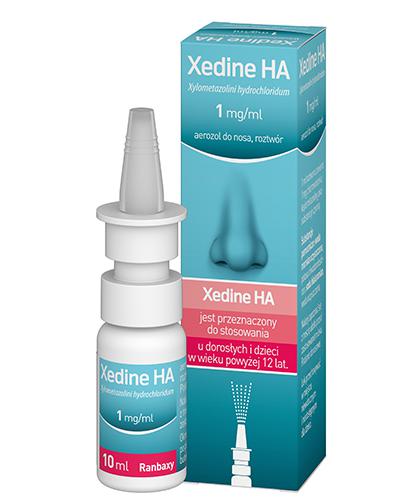  Xedine HA, 1 mg/ml, aerozol do nosa, roztwór, 10 ml. na choroby nosa dla dorosłych, cena, opinie, właściwości - Apteka internetowa Melissa  