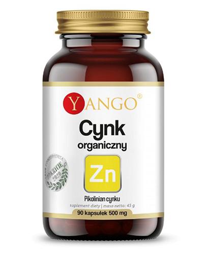  Yango Cynk organiczny, 90 kaps. cena, opinie, skład - Apteka internetowa Melissa  