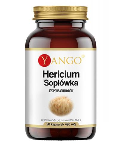 Yango Hericium Soplówka 490 mg - 90 kaps.- cena, opinie, składniki - Apteka internetowa Melissa