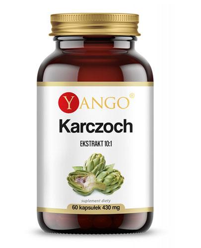  YANGO Karczoch Ekstrakt 10:1 430 mg - 60 kaps. Na wątrobę - cena, opinie, stosowanie - Apteka internetowa Melissa  