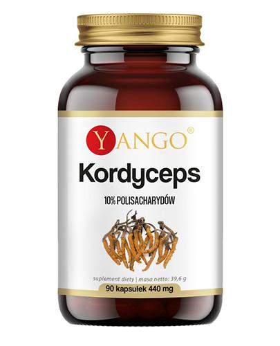  Yango Kordyceps 10% polisacharydów 440 mg, 90 kaps., cena, opinie, stosowanie - Apteka internetowa Melissa  