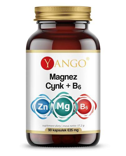  Yango Magnez Cynk + B6, 90 kaps. cena, opinie, właściwości - Apteka internetowa Melissa  