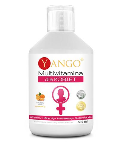  Yango Multiwitamina dla kobiet Smak pomarańczowy - 500 ml - cena, opinie, wskazania - Apteka internetowa Melissa  