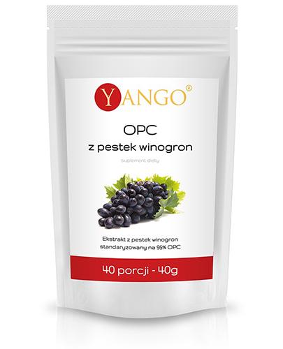  Yango OPC z pestek winogron - 40 g - cena, opinie, właściwości - Apteka internetowa Melissa  