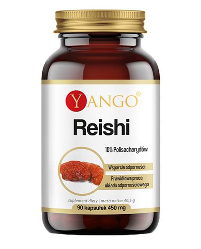 YANGO Reishi - ekstrakt 10% polisacharydów - 90 kaps. - cena, opinie, składniki - Apteka internetowa Melissa