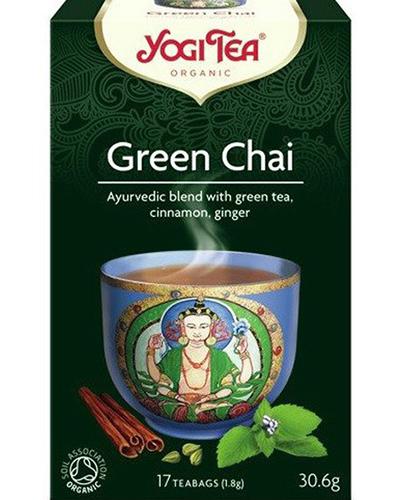 Yogi Tea Organic Green Chai Herbata Zielony Czaj, 17 sasz., cena, opinie, właściwości  - Apteka internetowa Melissa  