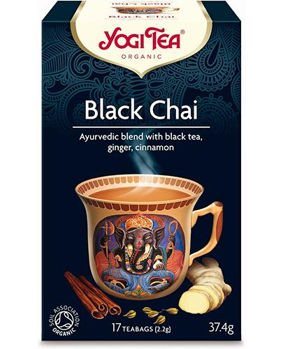  Yogi Tea Organic BLACK CHAI Czarny Czaj BIO - 17 sasz. - cena, opinie, stosowanie  - Apteka internetowa Melissa  