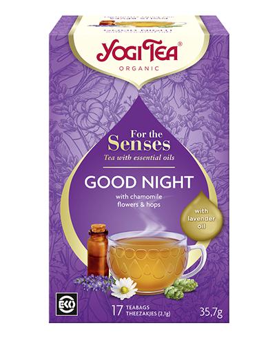  Yogi Tea For the Senses Herbata Good Night Spokojna noc BIO, 17 saszetek - Apteka internetowa Melissa  