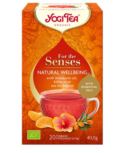  Yogi Tea For the Senses Herbata Natural Wellbeing Szczęście z natury BIO, 17 sztuk - Apteka internetowa Melissa  