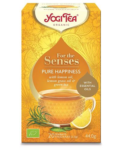  Yogi Tea For the Senses Herbata Pure Happiness Czysta radość BIO - 20 sasz.  - cena, opinie, stosowanie - Apteka internetowa Melissa  