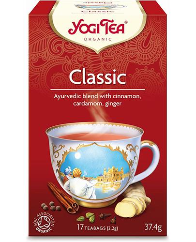  Yogi Tea Organic CLASSIC Herbatka klasyczna BIO - 17 sasz. - cena, opinie, stosowanie - Apteka internetowa Melissa  
