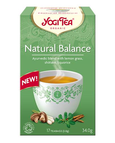  Yogi Tea Organic NATURAL BALANCE Naturalna równowaga BIO - 17 sasz. - cena, opinie, stosowanie - Apteka internetowa Melissa  