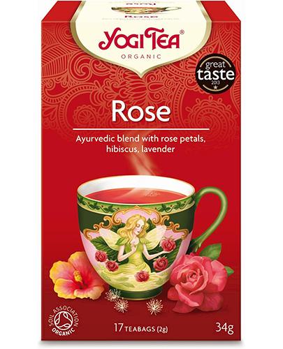  Yogi Tea Organic ROSE Różana BIO - 17 sasz. - cena, opinie, stosowanie - Apteka internetowa Melissa  