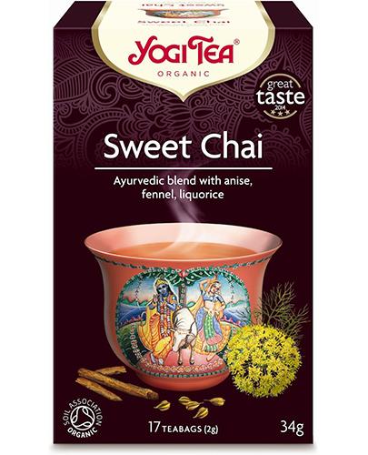  Yogi Tea Organic SWEET CHAI Słodki Czaj BIO - 17 sasz. - cena, opinie, stosowanie - Apteka internetowa Melissa  