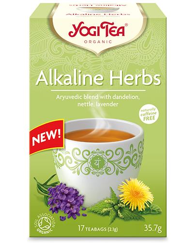  Yogi Tea Organic ALKALINE HERBS Zioła alkaliczne BIO, 17 saszetek - Apteka internetowa Melissa  