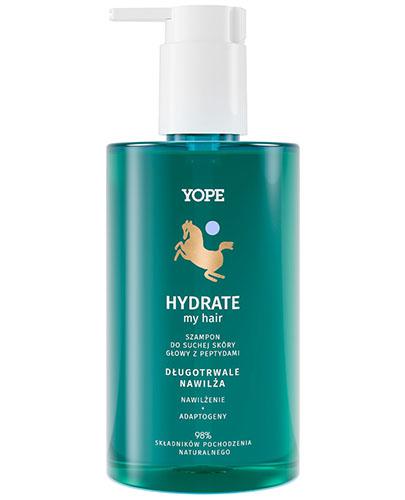  Yope Hydrate My Hair Szampon nawilżający do suchej skóry głowy z peptydami, 300 ml - Apteka internetowa Melissa  