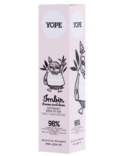 YOPE Imbir & Drzewo sandałowe Krem do rąk - 100 ml - Apteka internetowa Melissa
