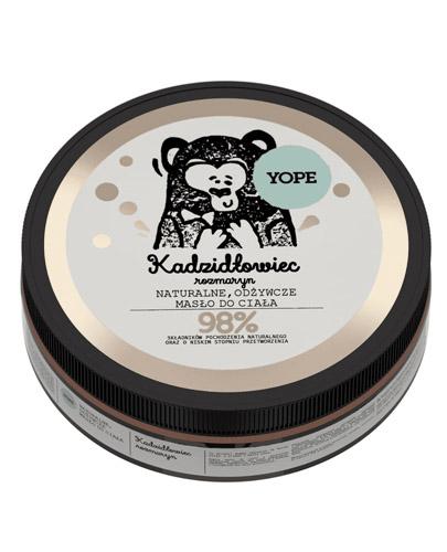 YOPE Kadzidłowiec & Rozmaryn Naturalne odżywcze masło do ciała - 200 ml - produkcja kolagenu - cena, właściwości, opinie - Apteka internetowa Melissa