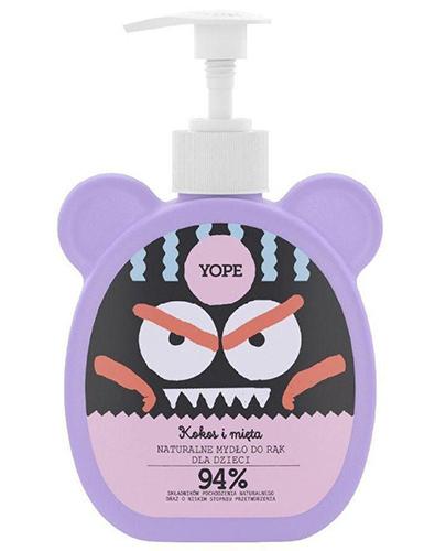  Yope Kokos i mięta Naturalne mydło do rąk dla dzieci - 400 ml - cena, opinie, właściwości - Apteka internetowa Melissa  