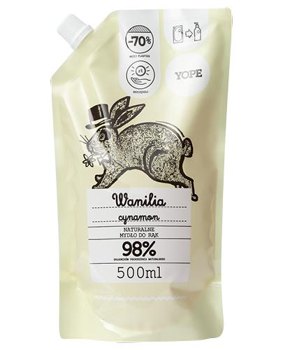YOPE Wanilia & Cynamon Mydło w płynie, zapas - 500 ml - Apteka internetowa Melissa