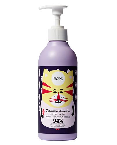 YOPE Żurawina & Lawenda Żel pod prysznic dla dzieci - 400 ml