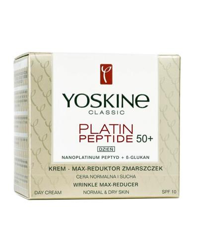  Yoskine Classic Platin peptide 50+ Krem max - reduktor zmarszczek na dzień skóra normalna i sucha - 50 ml - cena, opinie, właściwości  - Apteka internetowa Melissa  