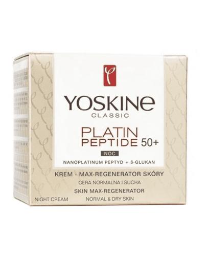  Yoskine Classic Platin peptide 50+ Krem max- regenerator skóry na noc skóra normalna i sucha - 50 ml - cena, opinie, właściwości  - Apteka internetowa Melissa  