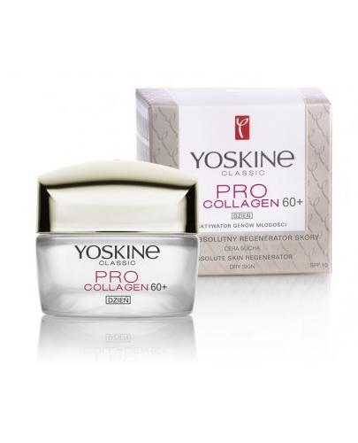 Yoskine Pro collagen 60+ Krem absolutny regenerator skóry na dzień cera sucha - 50 ml - cena, opinie, właściwości