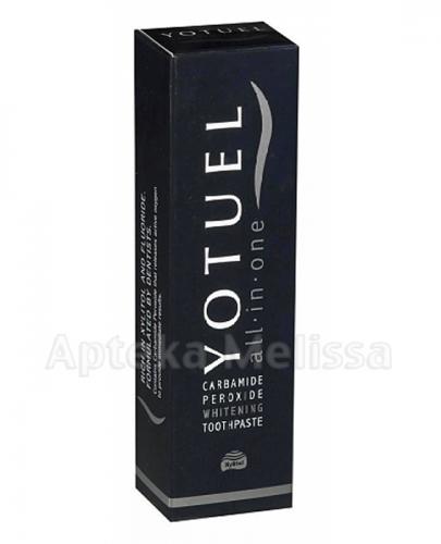 YOTUEL ALL IN ONE WINTERGREEN Wybielająca pasta do zębów z nadtlenkiem karbamidu - 75 ml - Apteka internetowa Melissa