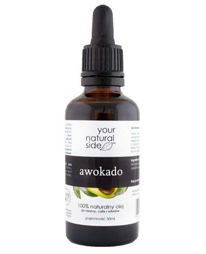  Your Natural Side Awokado 100% naturalny olej do twarzy, ciała i włosów - 50 ml - cena, opinie, wskazania - Apteka internetowa Melissa  