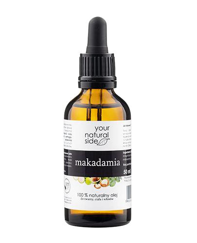Your Natural Side Makadamia Olej zimnotłoczony, 50 ml - Apteka internetowa Melissa