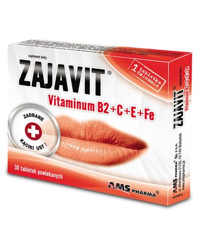 ZAJAVIT Vitaminum B2+C+E+Fe - 30 tabl. - cena, opinie, składniki - Apteka internetowa Melissa
