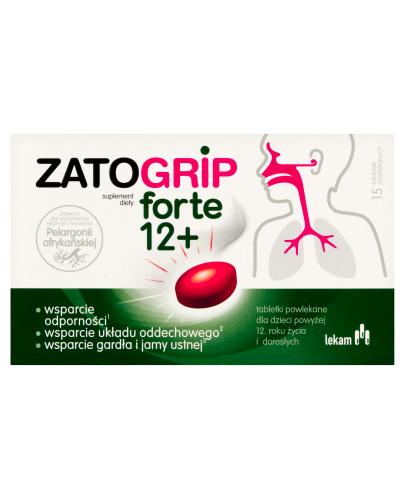 ZATOGRIP FORTE 12+ - 15 tabl. - Apteka internetowa Melissa