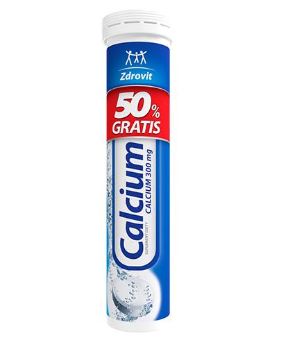  Zdrovit Calcium Tabletki musujące o smaku cytrynowym - 20 tabl. mus. - cena, opinie, właściwości - Apteka internetowa Melissa  