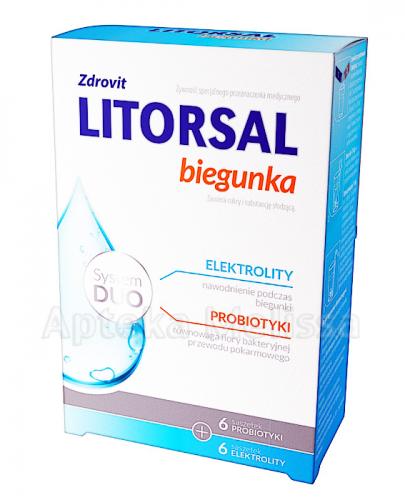 ZDROVIT LITORSAL BIEGUNKA System duo - 12 sasz. (6+6) Data ważności: 2019.05.31 - Apteka internetowa Melissa