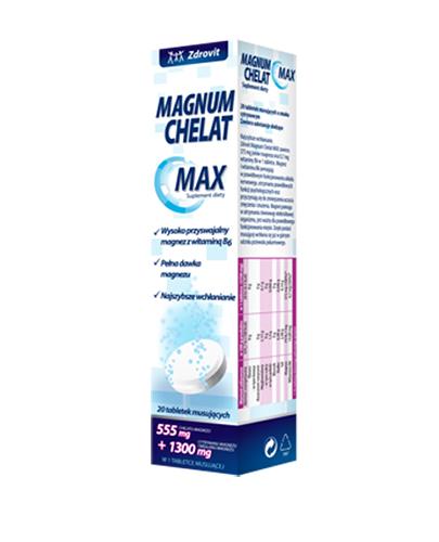 ZDROVIT MAGNUM CHELAT MAX - 20 tabl. mus.