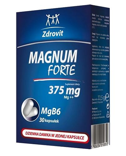  Zdrovit Magnum Forte 375 mg - 30 kaps. - Apteka internetowa Melissa  