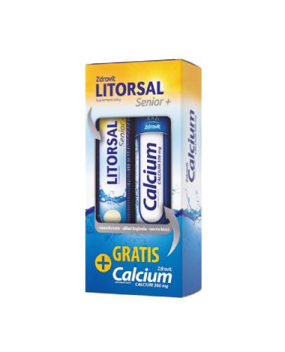  Zdrovit Zestaw Litorsal Senior, 24 tabletki + Calcium 300 mg, 20 tabletek - Apteka internetowa Melissa  